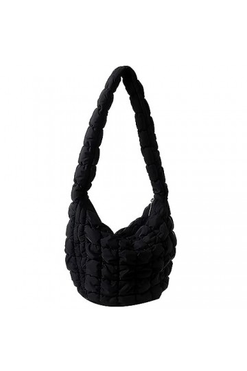 Sac fourre-tout matelassé pour femme, sac fourre-tout rembourré léger, sac à bandoulière matelassé, sac besace sac à main pou