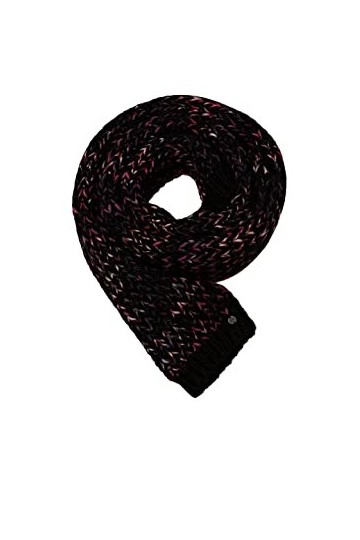 ESPRIT 112ca1q302 Écharpe Tendance, 001/Noir, Taille Unique Femme