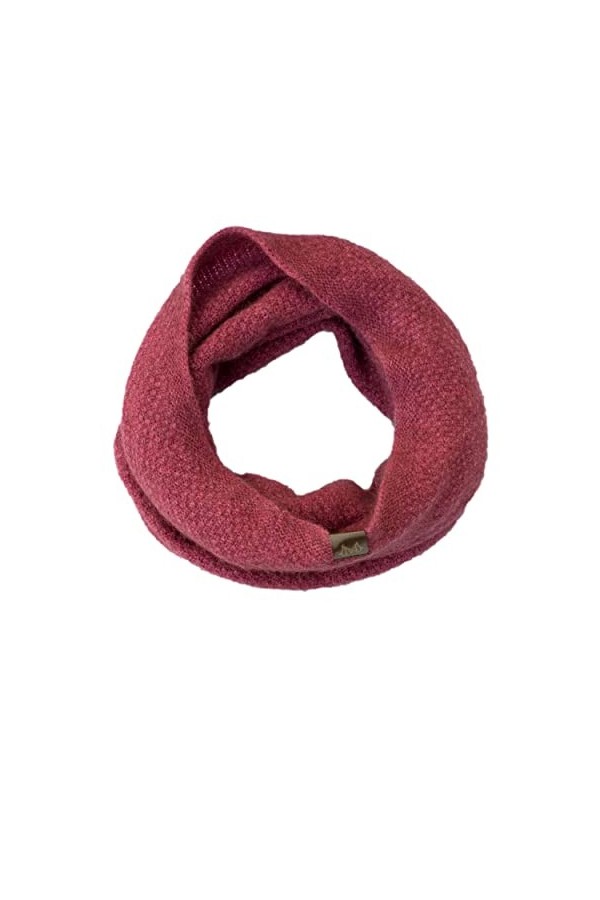 Noble Wilde, Écharpe tube femme/homme, 40 % possum, 53 % laine, 7 % soie, Rose, taille unique