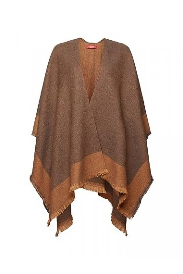 ESPRIT 993ea1q317 Écharpe Tendance, Caramel, M Femme