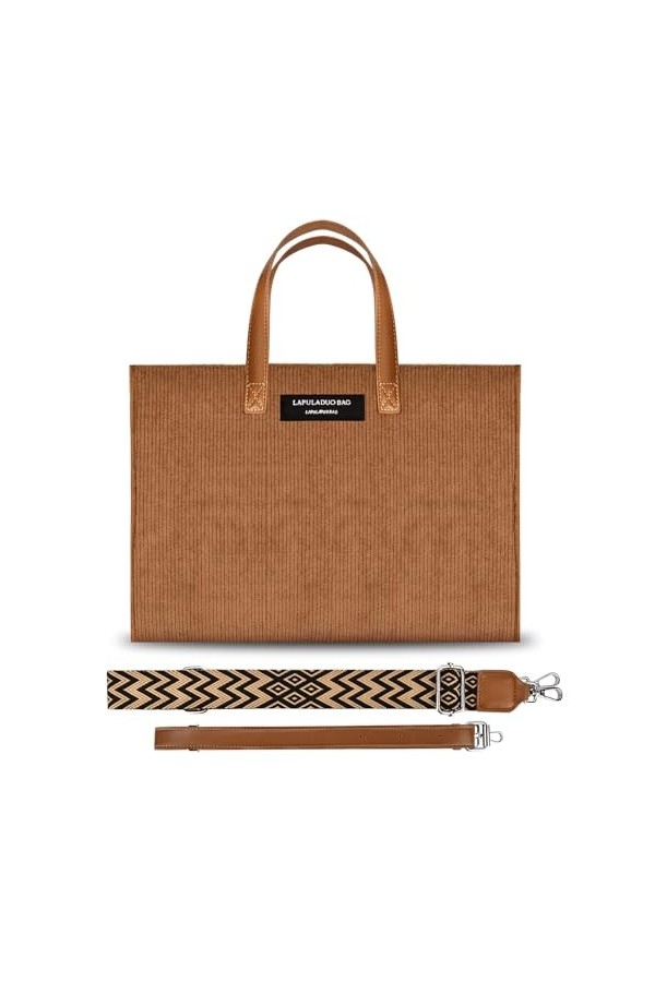 ENONEO Sac à Main Femmes, Sac Cabas Fourre-Tout avec 2 Bretelles Réglable, Mode Sac à Bandoulière Femme Grande Capacité Sac C