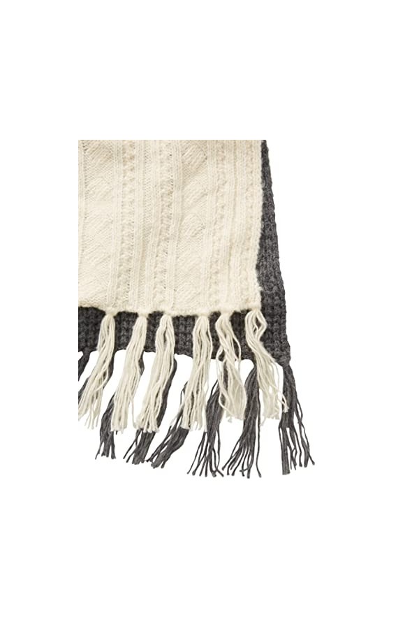 TOM TAILOR 1034089 Écharpe avec bloc Coloré Femme ,30265 - Soft Buttercream Melange ,ONESIZE