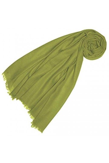 LORENZO CANA Echarpe de 100% Cachemire pour la femme – 70 x 200 cm, uni - naturel, souple et noble – une sensation de luxe en