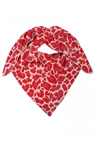 Zwillingsherz Écharpe triangulaire avec cachemire Écharpe de qualité supérieure au design discret Leo pour femme, garçon et f