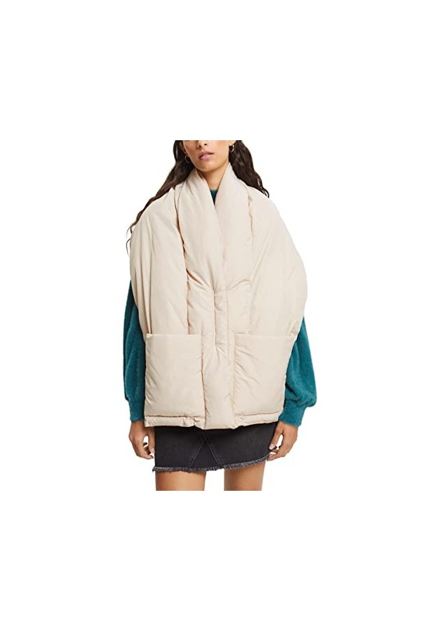 ESPRIT 112ea1q319 Écharpe Tendance, 270/beige, Taille Unique Femme