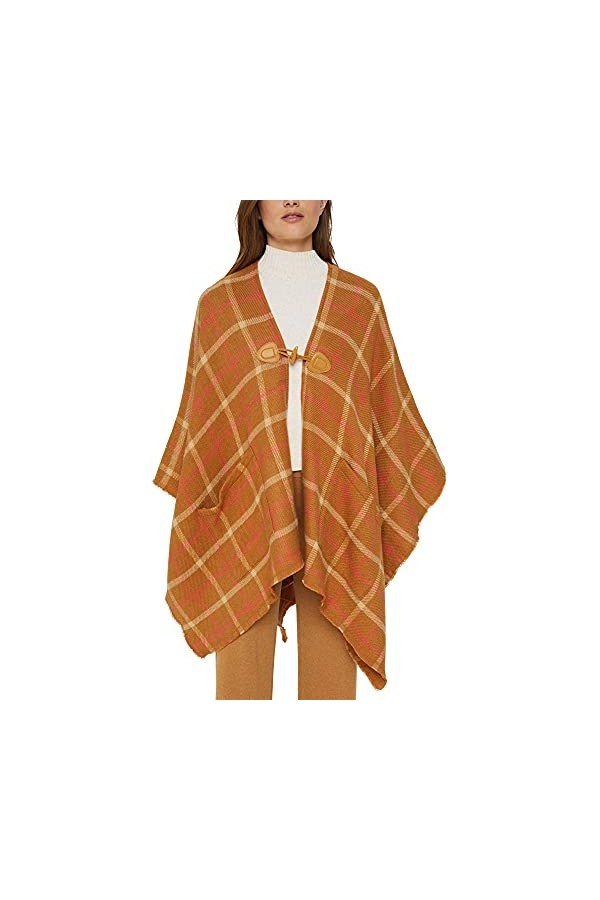 Esprit 091ea1q311 charpe tendance, Caramel, M Femme