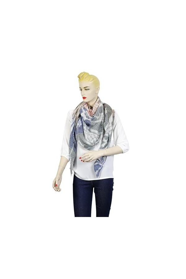 collezione alessandro Lara Écharpe, Multicolore, Taille Unique Femme