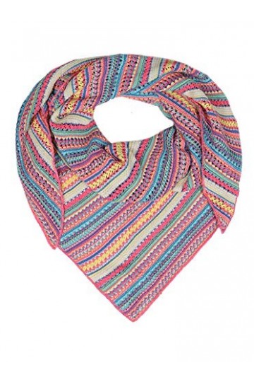 Zwillingsherz - Echarpe - Femme Multicolore multicolore taille unique