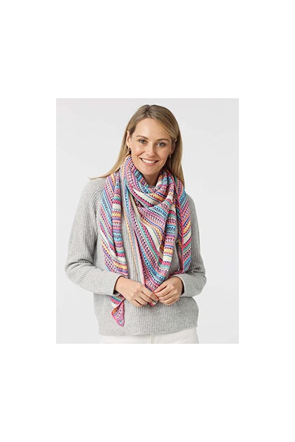 Zwillingsherz - Echarpe - Femme Multicolore multicolore taille unique