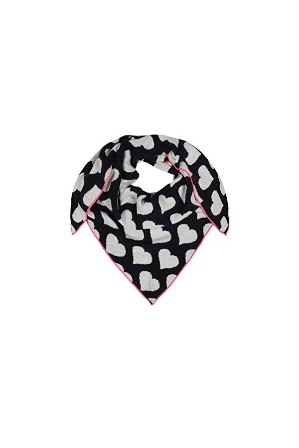 Zwillingsherz Foulard triangulaire en cachemire et laine pour femme fille garçon enfant – Foulard cachemire de haute qualité 