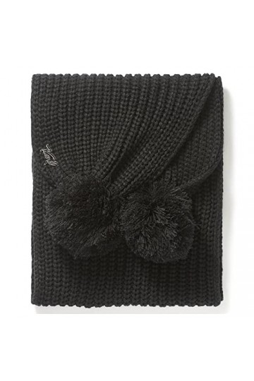 Karl Lagerfeld Paris Écharpe indispensable au quotidien pour femme, noir, taille unique