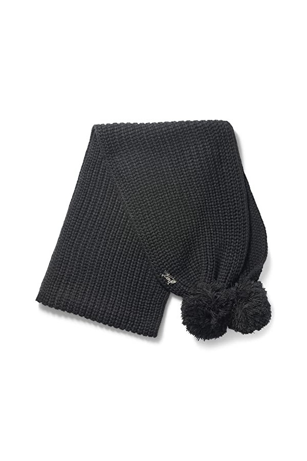 Karl Lagerfeld Paris Écharpe indispensable au quotidien pour femme, noir, taille unique