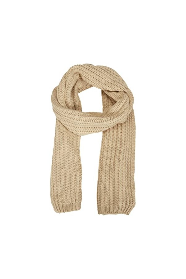 Calvin Klein Oversized Knit Scarf 30X180 Tricot surdimensionné, Irish Cream, Taille Unique Femme