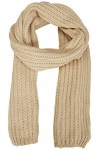 Calvin Klein Oversized Knit Scarf 30X180 Tricot surdimensionné, Irish Cream, Taille Unique Femme