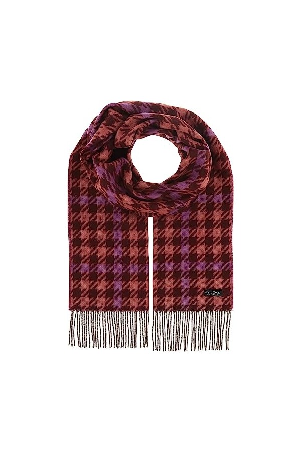 FRAAS Cashmink Echarpe 35 x 200 cm - Plus douce que le cachemire - Made in Germany - Echarpe pied-de-poule pour femmes et hom