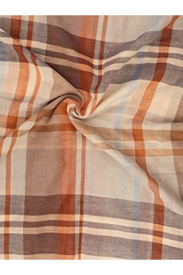 APART Fashion Écharpe à Carreaux, Multicolore, Taille Unique Femme