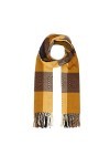 Liu Jo Écharpe étole check logo 2F2024 T0300 mineral yellow, multicolore, Taille unique