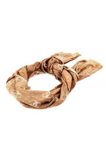 GUESS Eco Brenton Scarf 70x190 Latte Logo