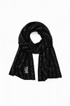 Desigual Femme Scarf_i Wonder 2000 Black Kit d accessoires hiver, Noir, Taille unique EU