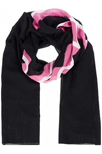 HUGO Femme_z_70 x 180 Scarf, Noir 1, Taille Unique
