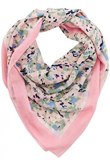 BOSS C- lamonda_7 Scarf, Bright Pink676, Taille Unique Femme