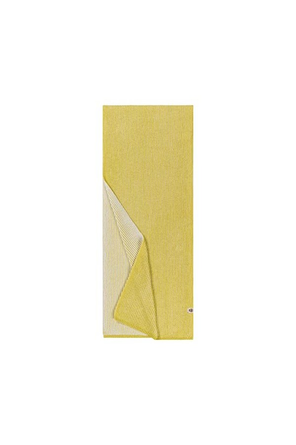 Roeckl Two Tone Rib Écharpe 30 x 180 cm, Citron Vert, Taille Unique Femme
