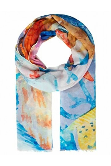 APART Fashion Bedruckter Schal Echarpe, Multicolore, Taille Unique Femme