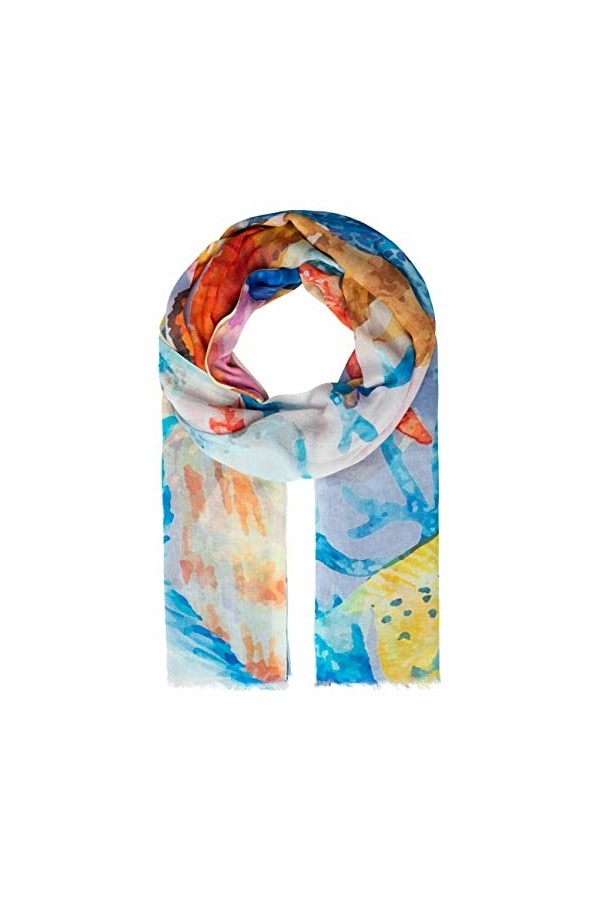 APART Fashion Bedruckter Schal Echarpe, Multicolore, Taille Unique Femme