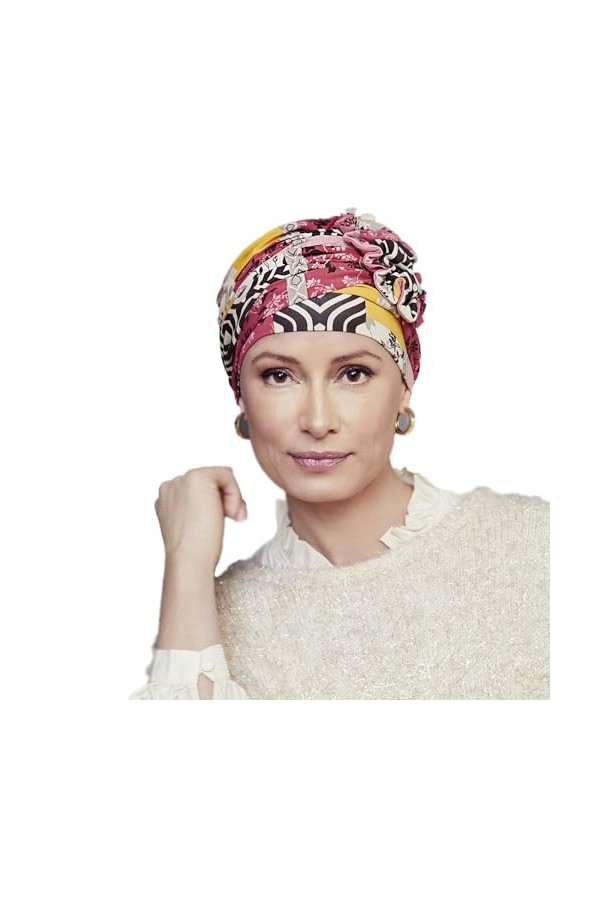 Christine Headwear Lotus Turban, Natures Harmony, Taille Unique Femme