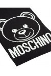MOSCHINO femme Teddy bear écharpe en laine black