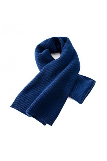 Villand Écharpe 100% Cachemire Pour Femme et Homme, écharpe en Cachemire légère de luxe avec boîte-cadeau Bleu Marine 