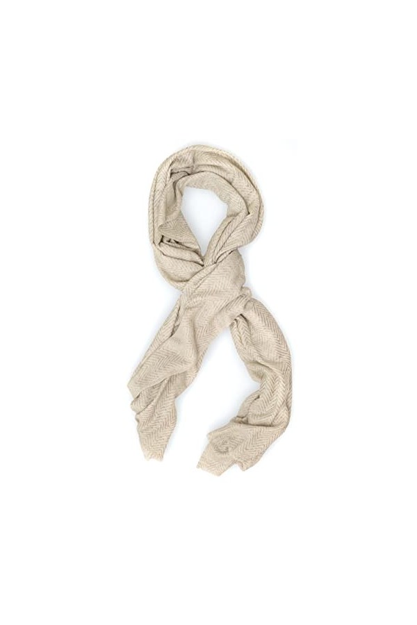 yanopurna Écharpe Cachemire - Écharpe Hommes et Écharpe Femmes, Écharpe Laine Cachemire 100%, 68x190 cm, Tissée à la Main au 