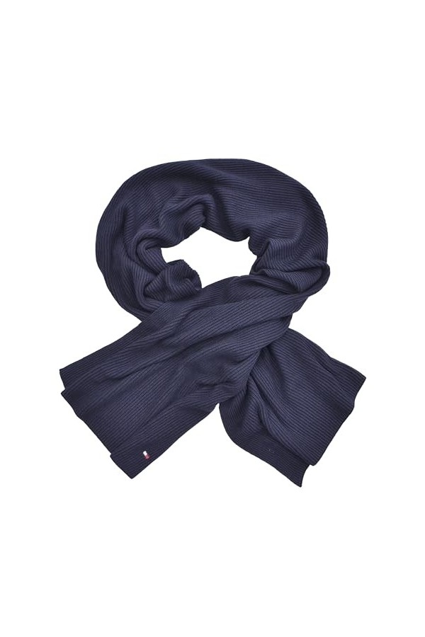 Tommy Hilfiger Essential Knit Écharpe pour femme Bleu foncé Sky Captain , Sky Captain, taille unique
