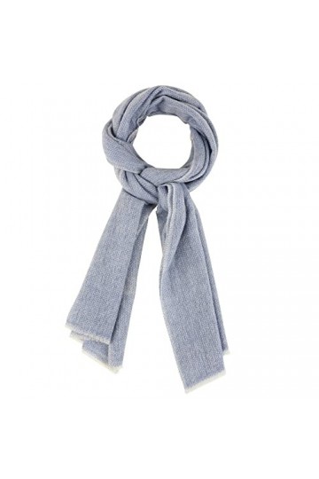 LES POULETTES - Echarpe Laine et Cachemire Classics et Colors - Bleu ciel
