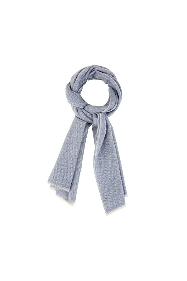 LES POULETTES - Echarpe Laine et Cachemire Classics et Colors - Bleu ciel