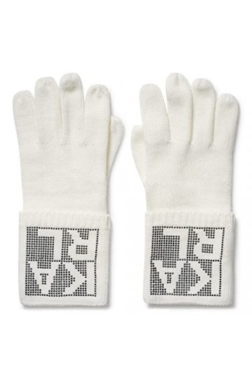 KARL LAGERFELD L2ws5684-ivy-one Taille Écharpe, Tons Ivoire, Unique Femme