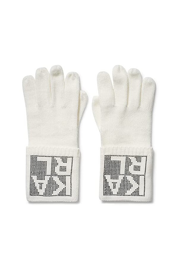 KARL LAGERFELD L2ws5684-ivy-one Taille Écharpe, Tons Ivoire, Unique Femme