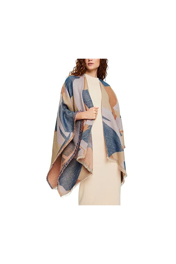 ESPRIT 092EA1Q308 Écharpe Tendance, 285/SAND, M Femme