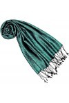 LORENZO CANA 7861433 Écharpe de luxe Pashmina pour femme Tissu jacquard 100% soie Motif cachemire
