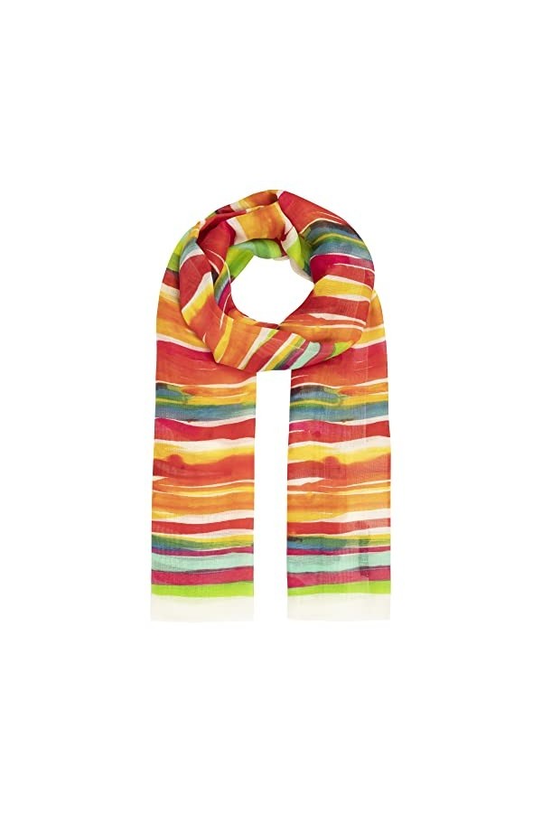 APART Fashion Écharpe, Multicolore, Taille Unique Femme