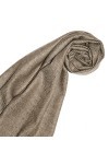 LORENZO CANA Echarpe de 100% Cachemire pour la femme – écharpe en nuances naturelles, 30 x 180 cm - moelleux et noble – une s