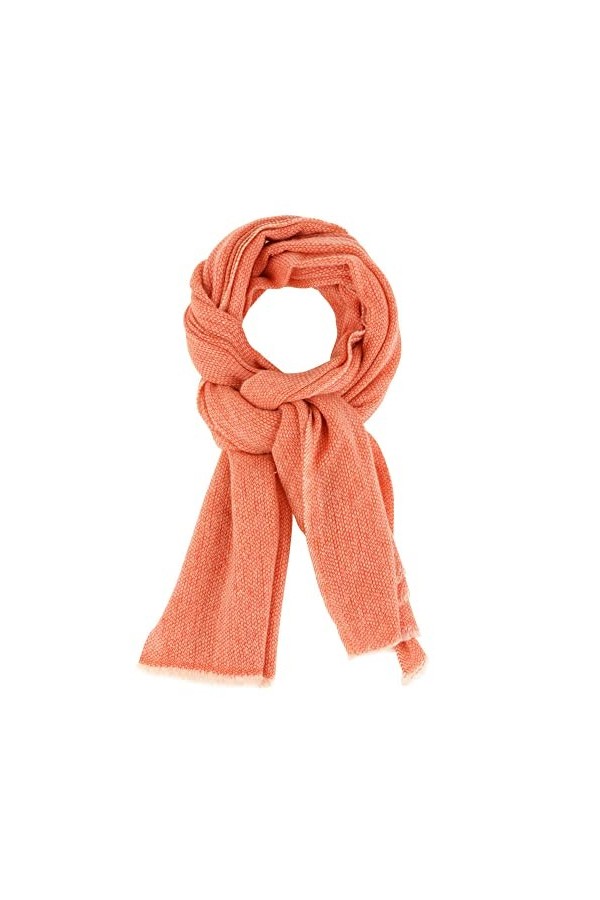 LES POULETTES - Echarpe Laine et Cachemire Serpent - Orange