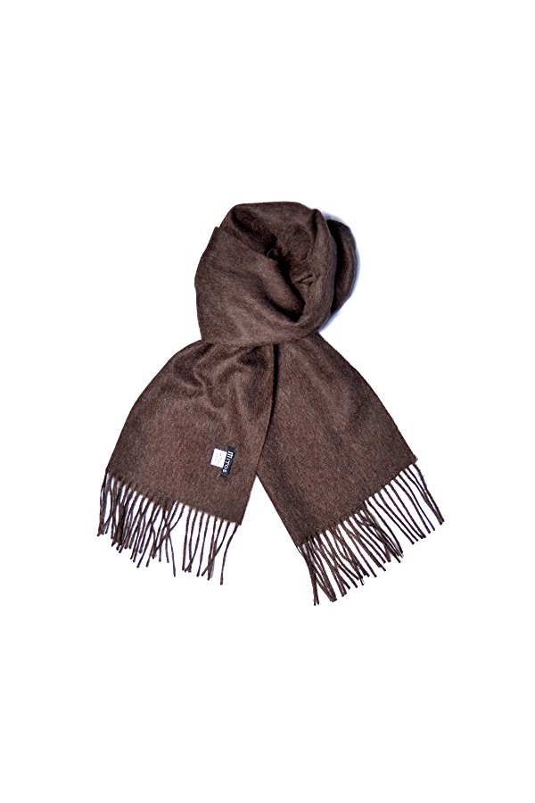 Mitos Natural Elegance foulard marron alpaga