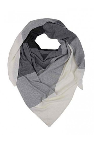 Zwillingsherz Foulard triangulaire en cachemire et laine pour femme fille garçon enfant – Foulard cachemire de qualité supéri