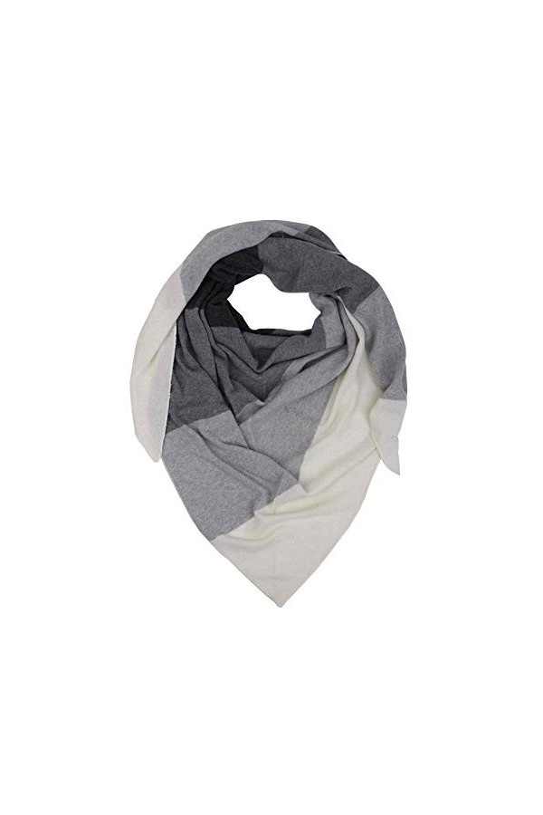 Zwillingsherz Foulard triangulaire en cachemire et laine pour femme fille garçon enfant – Foulard cachemire de qualité supéri