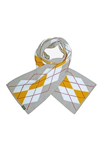 ELKLINE Écharpe en tricot College 8023073 pour femme, Jaune/pierre, taille unique