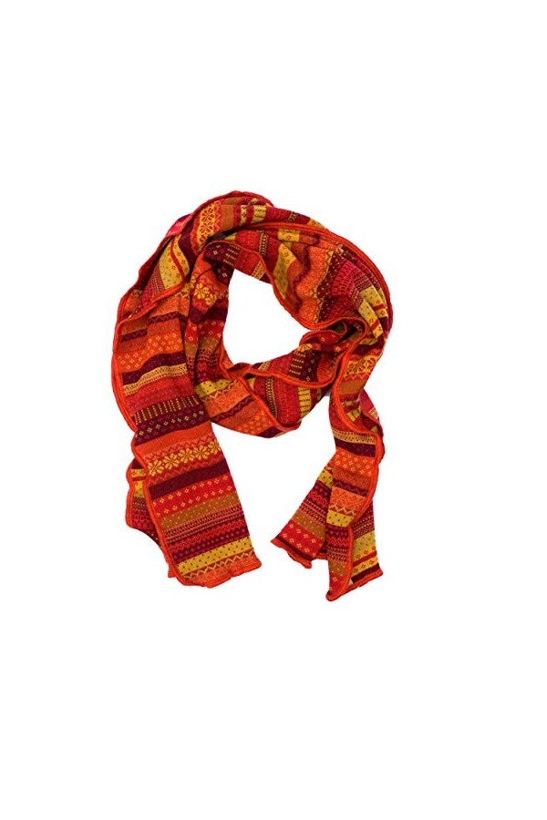 Invero, Écharpe Cacha 100 % laine mérinos, Couleurs vives, taille unique