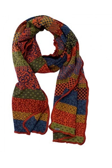 Invero Stella Écharpe en laine mérinos 100 % laine - Multicolore - Taille unique