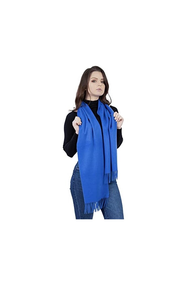 Sella Products Écharpe 100 % cachemire | Fabriquée en Écosse | Écharpe en cachemire pour femme | Écharpe en cachemire pour ho