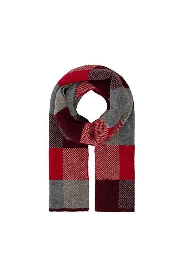 APART Fashion Plaid Shawl Écharpe pour Temps Froid, Red, 0 Femme